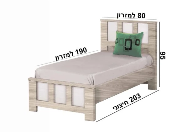מיטת נוער דגם בר