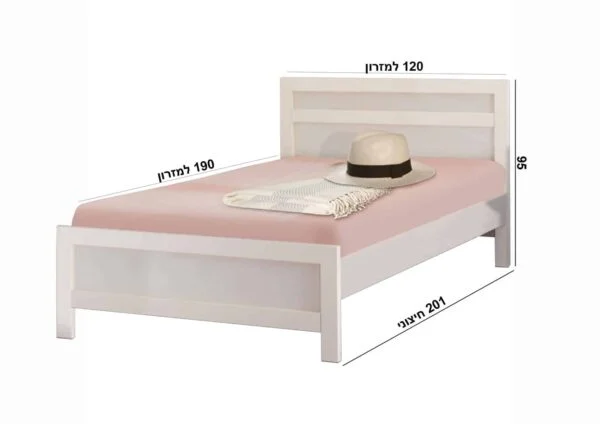 מיטת נוער דגם חלבה