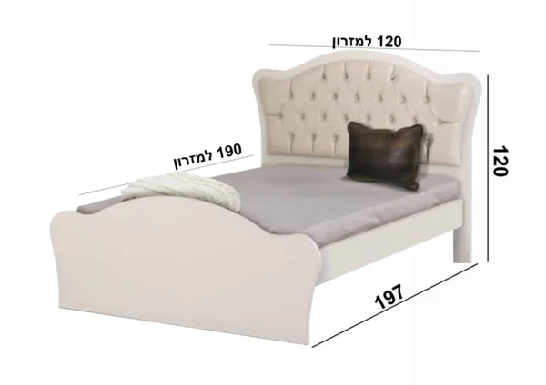 מיטת נוער דגם יהלומה