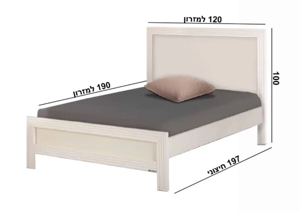 מיטת נוער דגם כיף כף