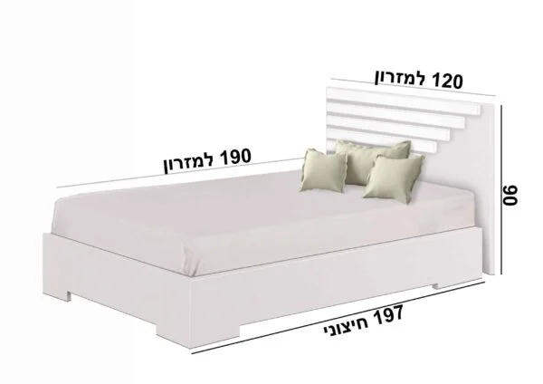 מיטת נוער דגם מסרט