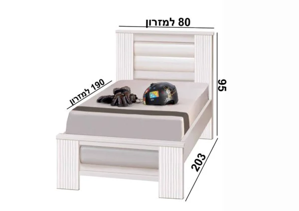 מיטת נוער דגם קנולה