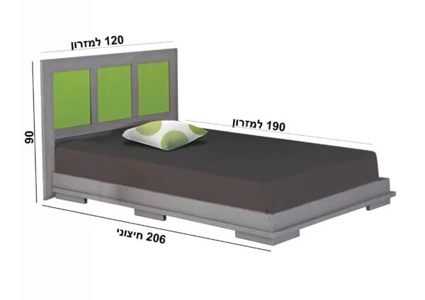 מיטת נוער דגם רפאלי